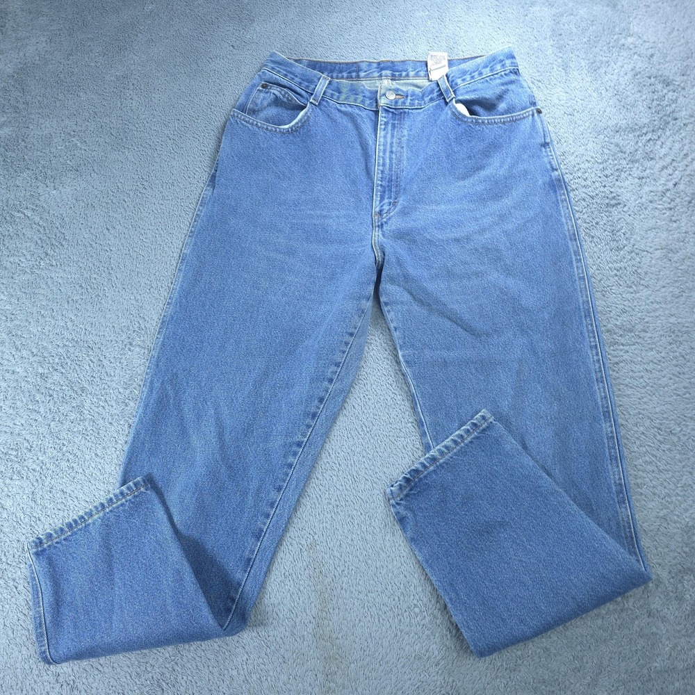 Vintage Gitano Jeans Womens 14 Blue Light Wash High Rise Mom Relaxed 32x30 Denim